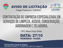 Aviso de Licitação: Pregão Presencial 005/2022 - Finalizado