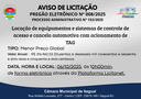 Aviso de Licitação: Pregão Eletrônico 008/2025 Aviso de Licitação: Pregão Eletrônico 008/2025