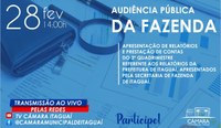 Audiência Pública da Fazenda do 3º quadrimestre