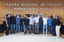 Câmara aprova Refis e recebe a visita do Prefeito Rubão