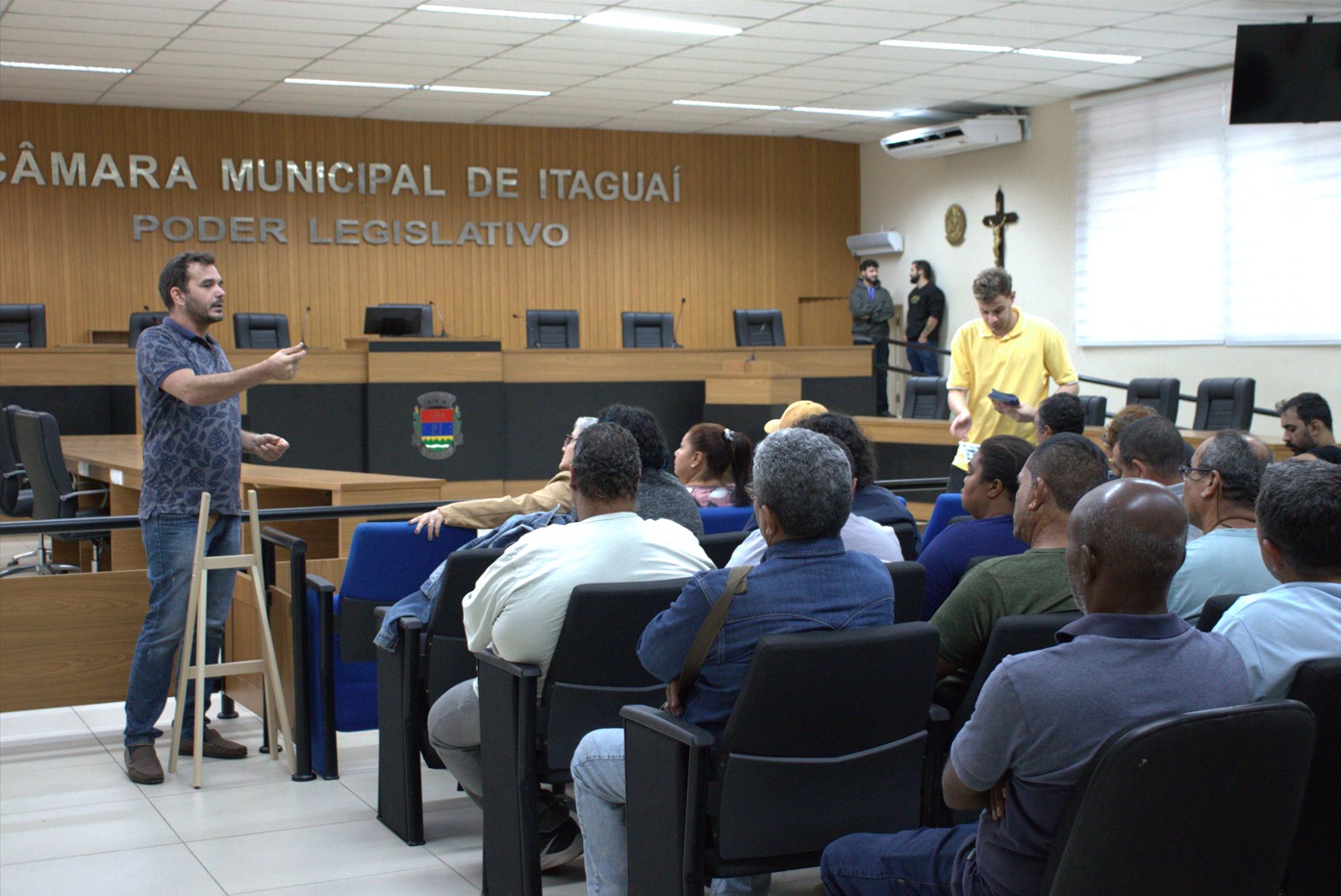 CÂMARA DE ITAGUAÍ SEDIA OFICINA DO PROJETO PESCANTAR EM PARCERIA COM A UFRRJ E O MINISTÉRIO DA PESCA