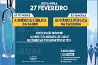 CÂMARA RECEBERÁ AUDIÊNCIAS PÚBLICAS DO 3º QUADRIMESTRE