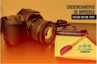 CREDENCIAMENTO DE IMPRENSA – SOLENIDADE DE ENTREGA DOS TÍTULOS  DE CIDADÃO ITAGUAIENSE