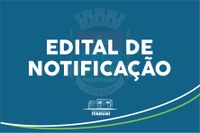 EDITAL DE NOTIFICAÇÃO 
