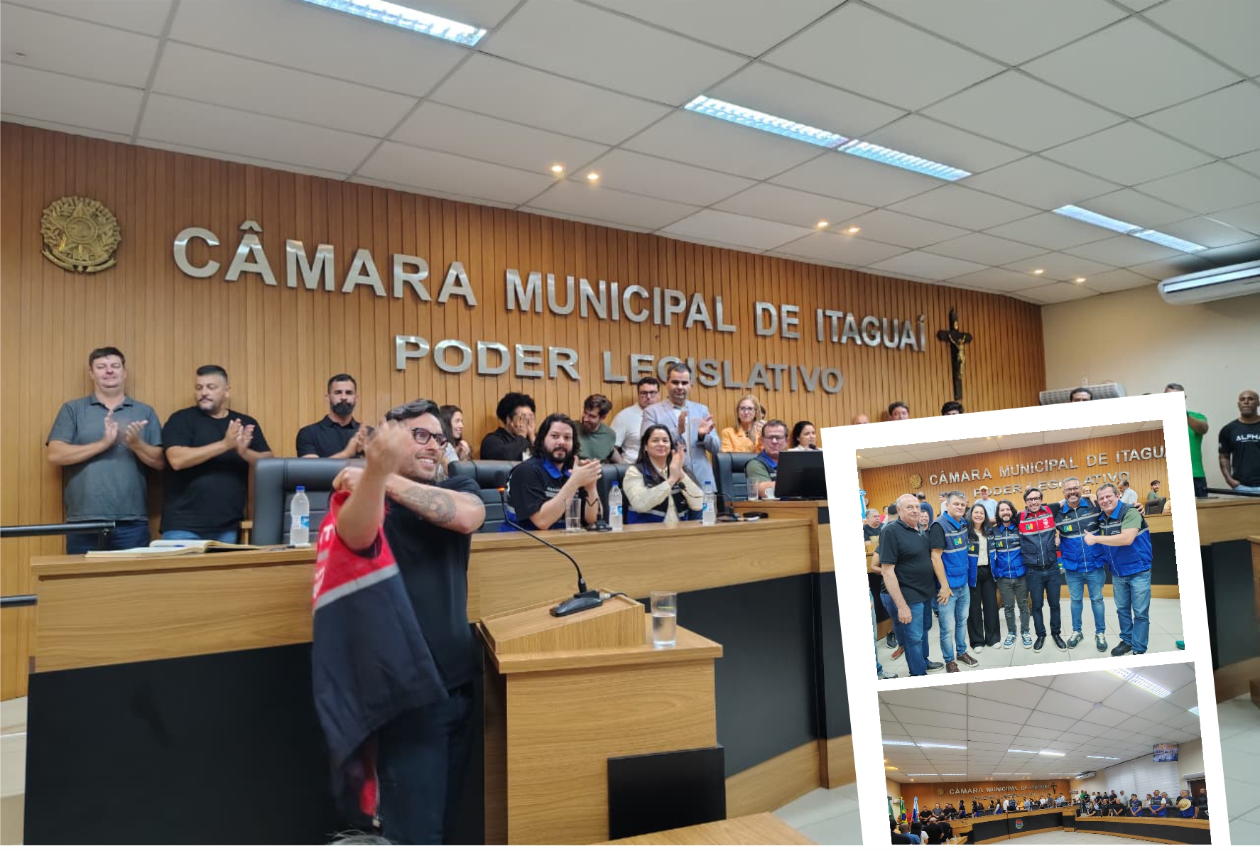 HAROLDO JESUS TOMA POSSE COMO PREFEITO INTERINO DE ITAGUAÍ